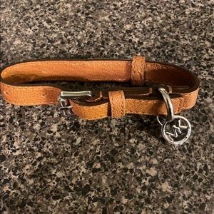 Michael Kors leather dog collar.